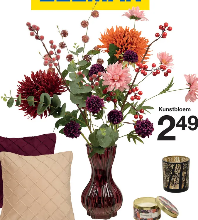 Promotie: Kunstbloem
