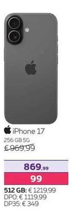 Promotie: iPhone 17