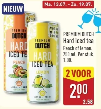 Aanbieding: Hard iced tea