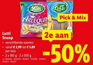 Promotie: Snoep