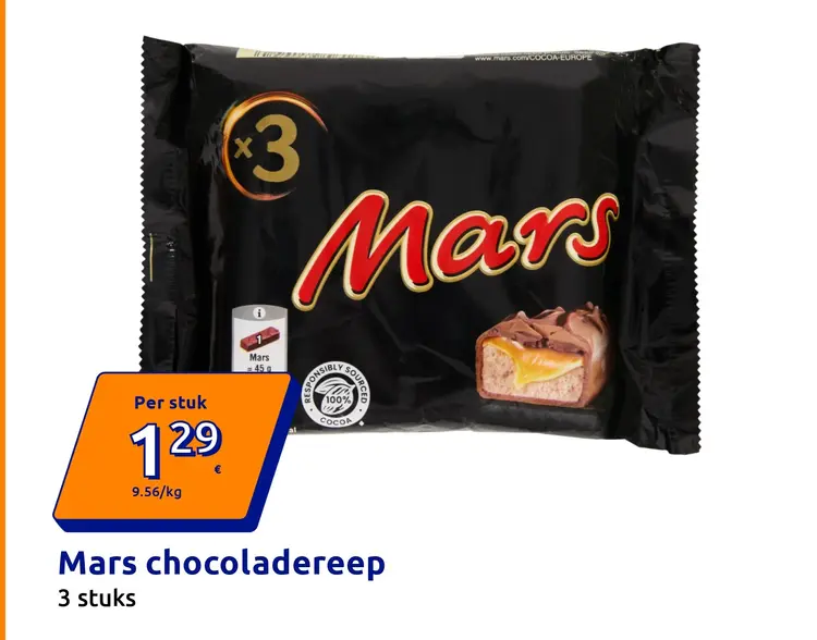 Aanbieding: Mars chocoladereep