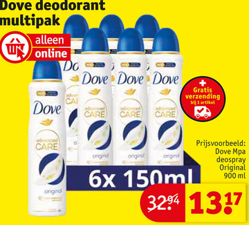 Aanbieding: Dove deodorant multipak