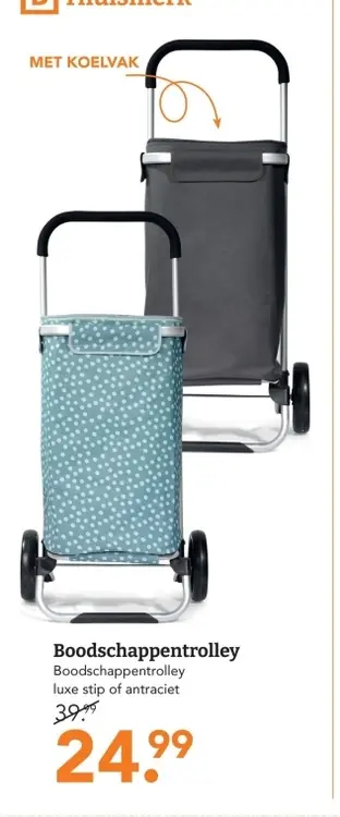 Aanbieding: Boodschappentrolley