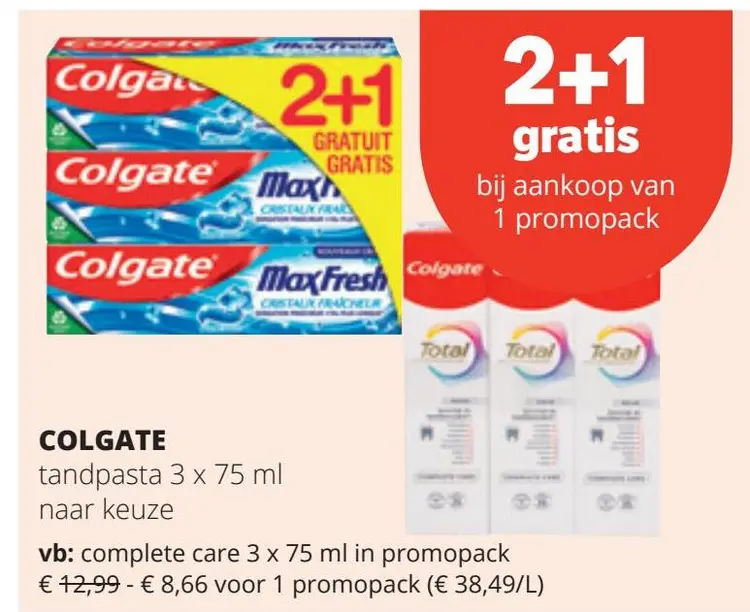 Aanbieding: tandpasta
