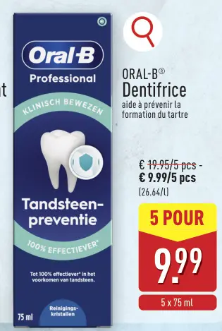 Offre: Dentifrice