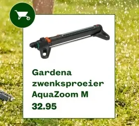 Aanbieding: zwenksproeier AquaZoom M