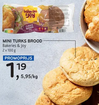 Promotie: Mini turks brood