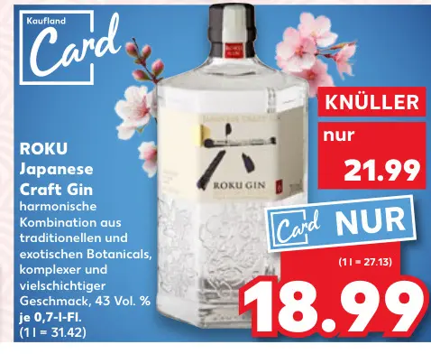 Aanbieding: ROKU Japanese Craft Gin