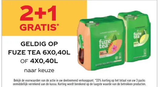 Promotie: Fuze tea