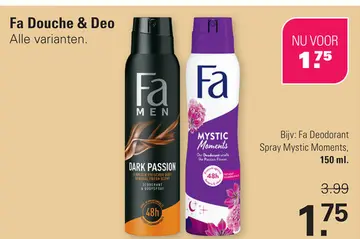 Aanbieding: Fa Douche & Deo