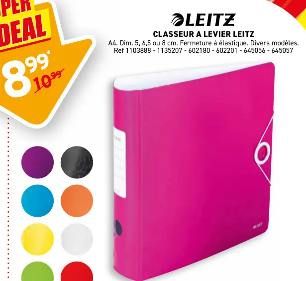 Offre: Classeur a levier