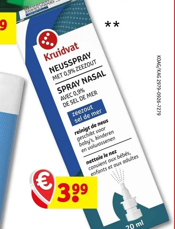Aanbieding: Kruidvat Neusspray