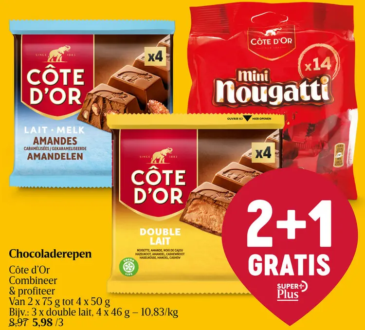 Aanbieding: Chocoladerepen