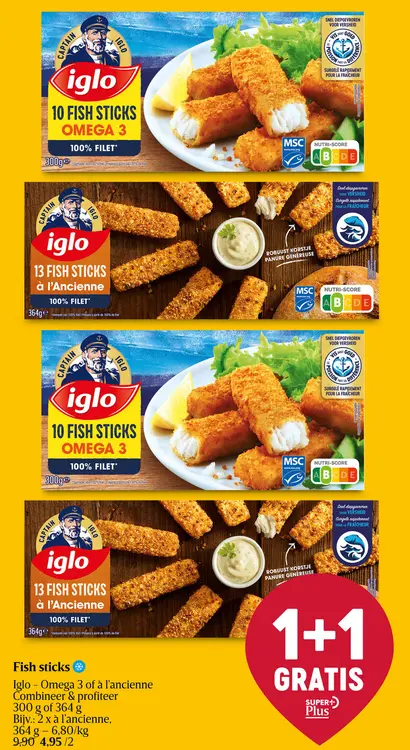 Aanbieding: Fish Sticks Omega 3 | 10 stuks