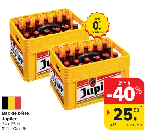 Offre: Bac de bière