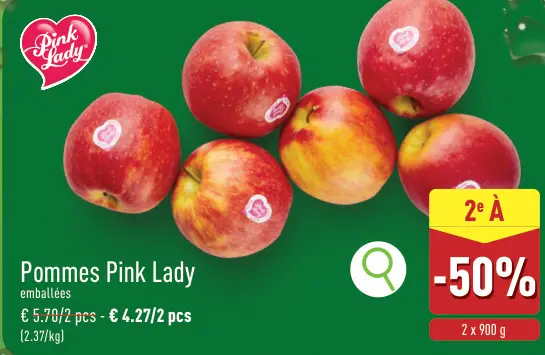Offre: Pommes Pink Lady