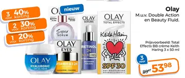Aanbieding: Olay Double Action en Beauty Fluïd