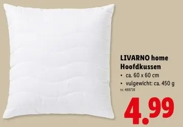 Promotie: Hoofdkussen