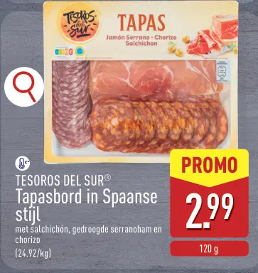 Promotie: Tapasbord in Spaanse stijl