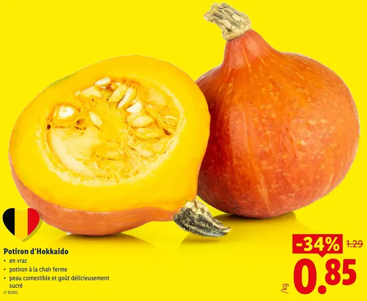 Offre: Potiron d'Hokkaido