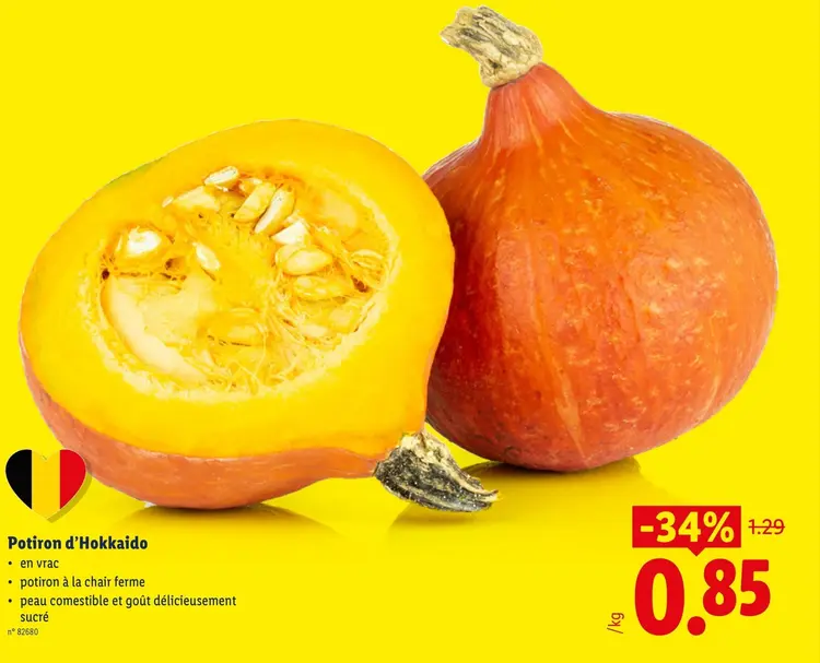 Offre: Potiron d'Hokkaido