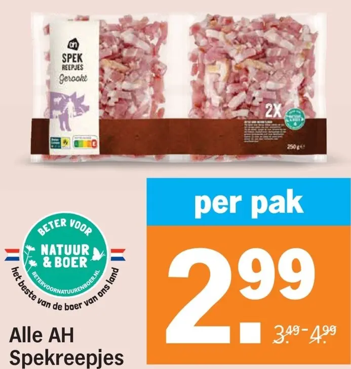 Aanbieding: Spekreepjes