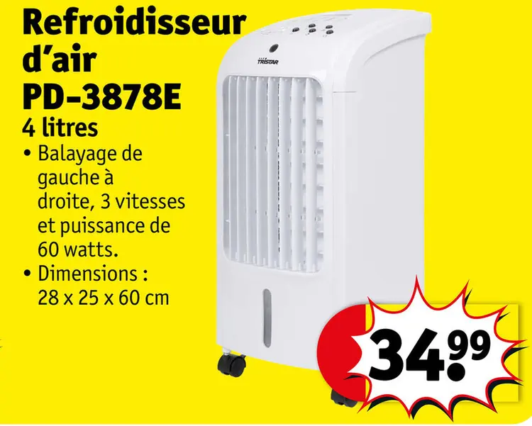 Offre: Refroidisseur d'air PD-3878E