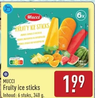 Aanbieding: Fruity ice sticks