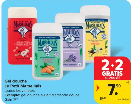 Offre: Gel douche