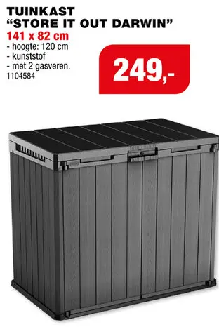 Promotie: Tuinkast "store it out darwin"