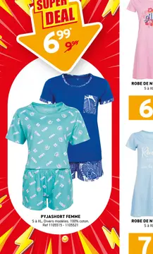 Offre: PYJASHORT FEMME