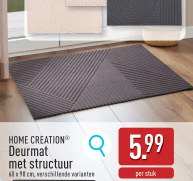 Promotie: Deurmat met structuur