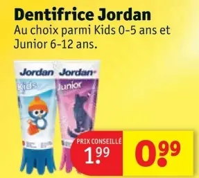 Offre: Dentifrice