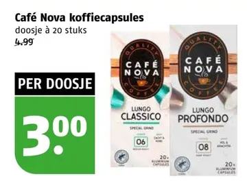 Aanbieding: Café Nova koffiecapsules