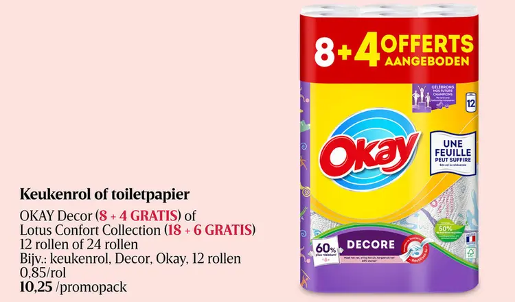 Promotie: Keukenrol of toiletpapier