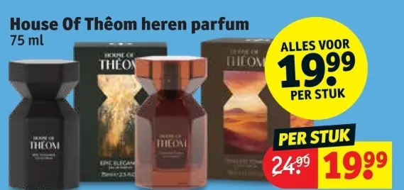 Promotie: House Of Thêom heren parfum