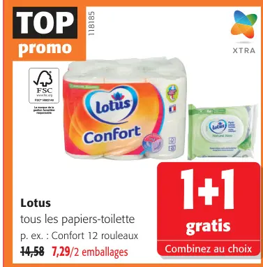 Offre: Tous les papiers-toilette