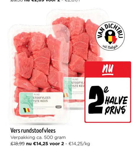 Aanbieding: Vers rundstoofvlees