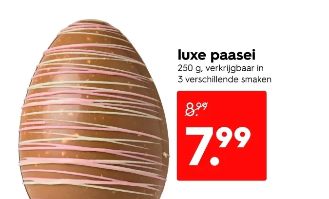 Aanbieding: luxe paasei