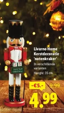 Aanbieding: Kerstdecoratie 'notenkraker'