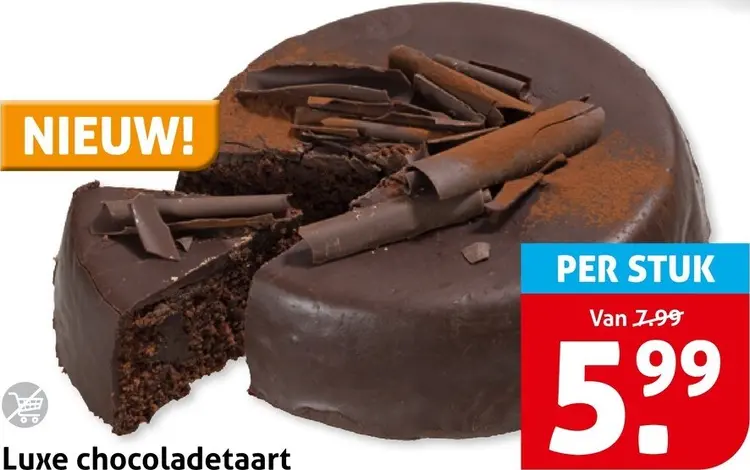 Aanbieding: Luxe chocoladetaart