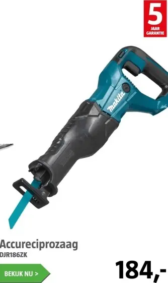 Aanbieding: Accureciprozaag DJR186ZK