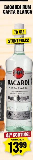 Aanbieding: Rum carta blanca
