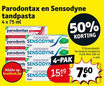 Aanbieding: Sensodyne tandpasta Fresh Mint