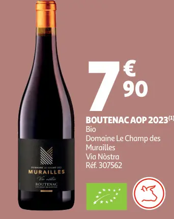 Offre: Domaine Le Champ des Murailles Boutenac AOP 2023