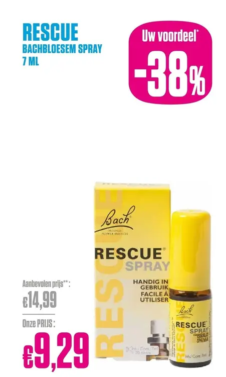 Promotie: Rescue spray