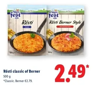 Aanbieding: Rösti classic of Berner