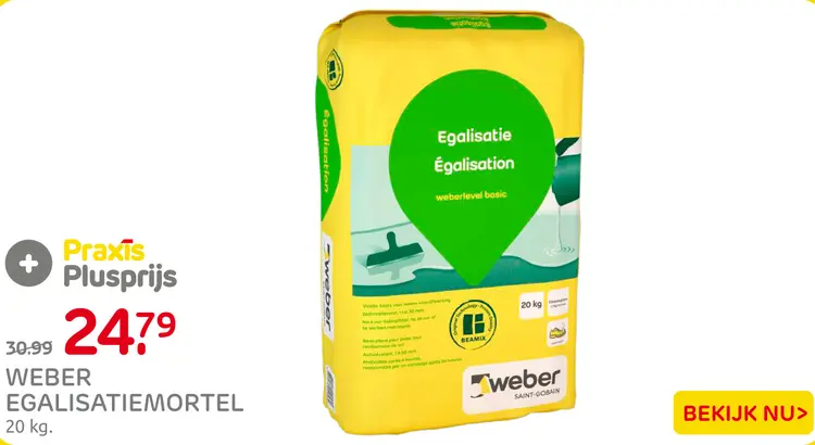 Aanbieding: Egalisatiemortel