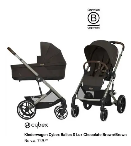 Aanbieding: Kinderwagen Cybex Balios S Lux Chocolate Brow