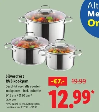 Aanbieding: RVS kookpan